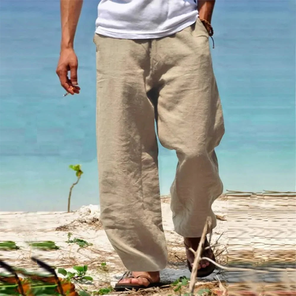 Capri Linen Trousers