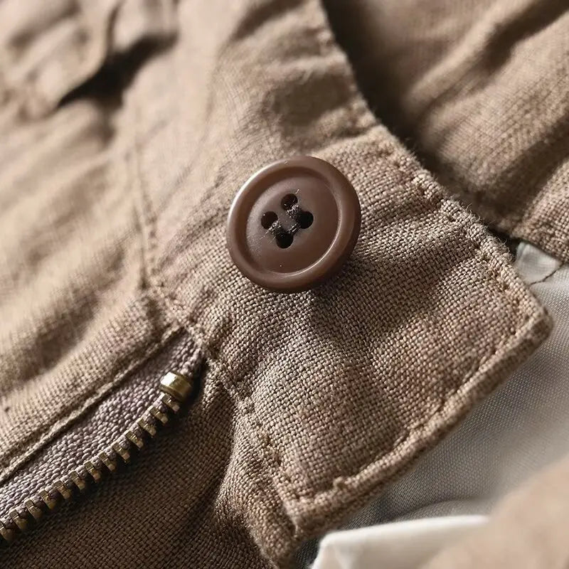 Lipari Linen-Blend Shorts