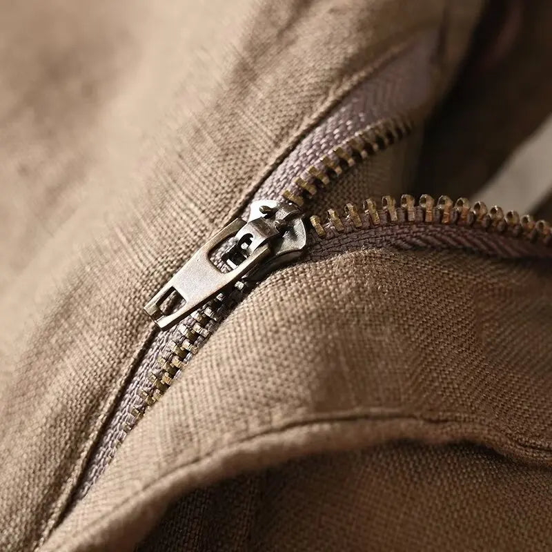 Lipari Linen-Blend Shorts