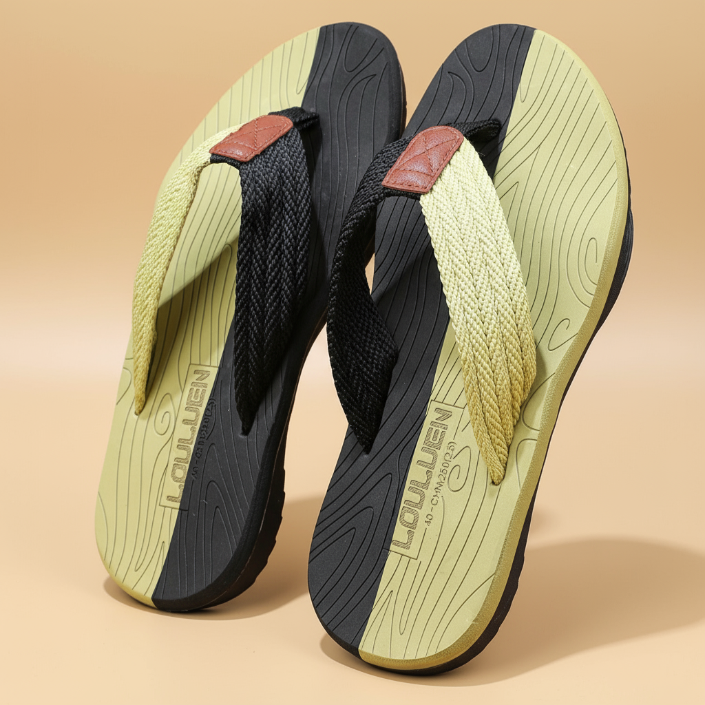 Lido Woven-Strap Flip-Flops