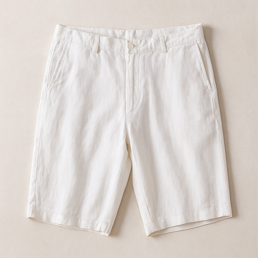 Lipari Linen-Blend Shorts