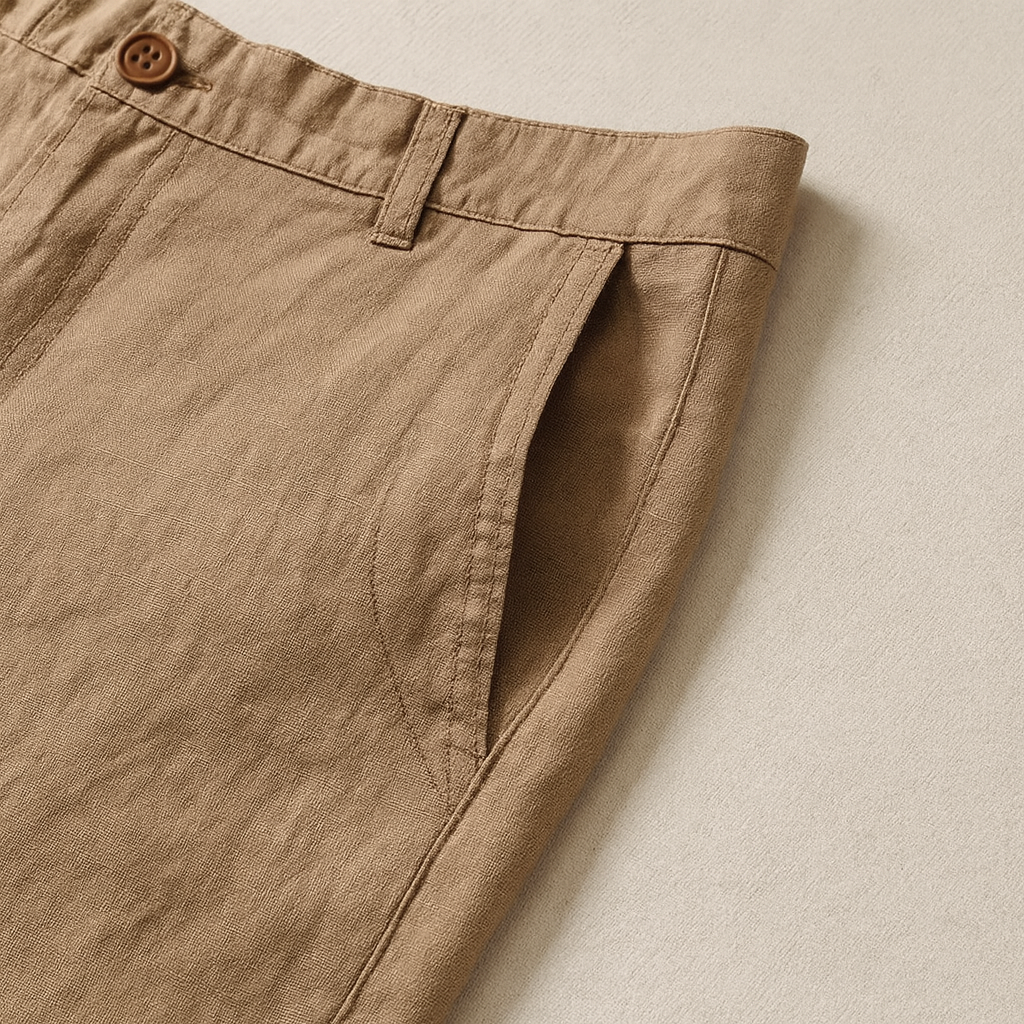 Lipari Linen-Blend Shorts