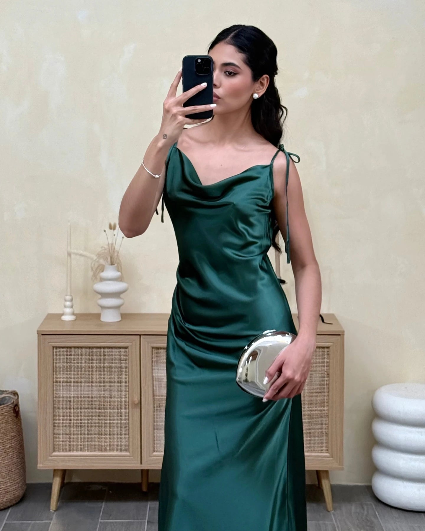 Isola Satin Slip Dress