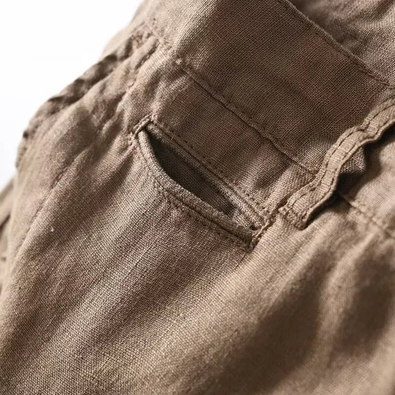 Lipari Linen-Blend Shorts