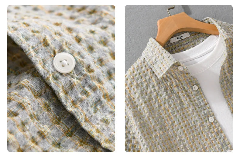 Procida Breeze Seersucker Shirt