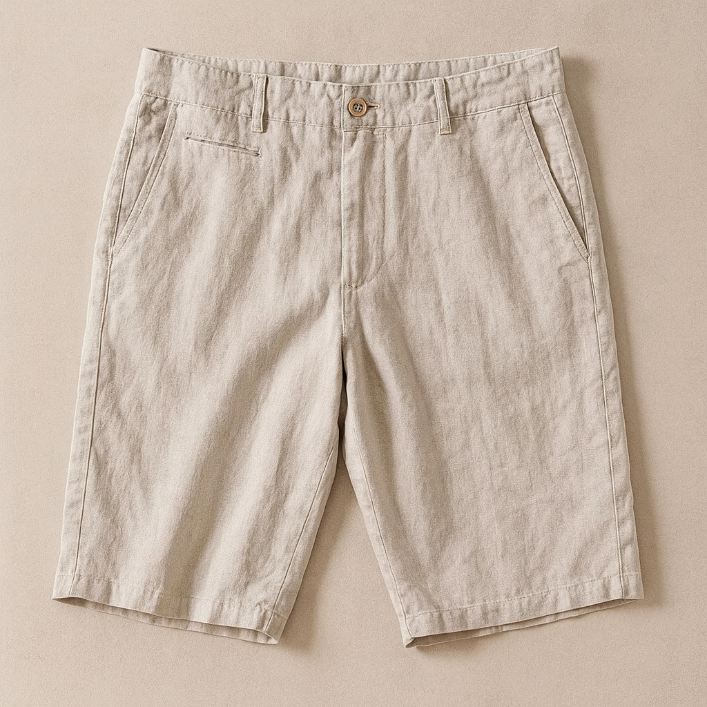 Lipari Linen-Blend Shorts