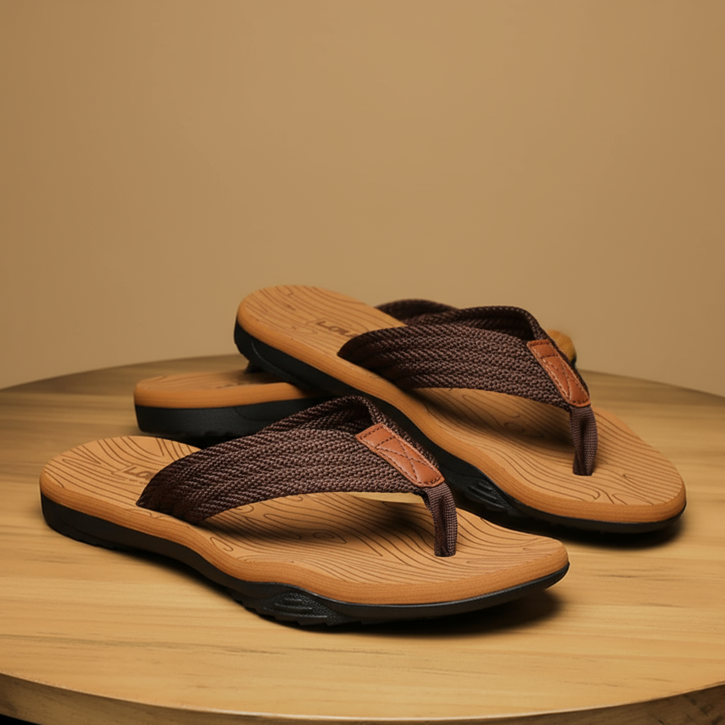 Lido Woven-Strap Flip-Flops