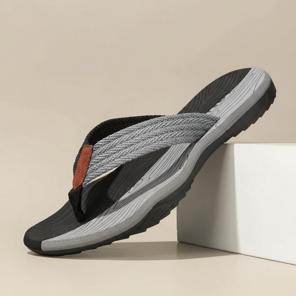 Lido Woven-Strap Flip-Flops