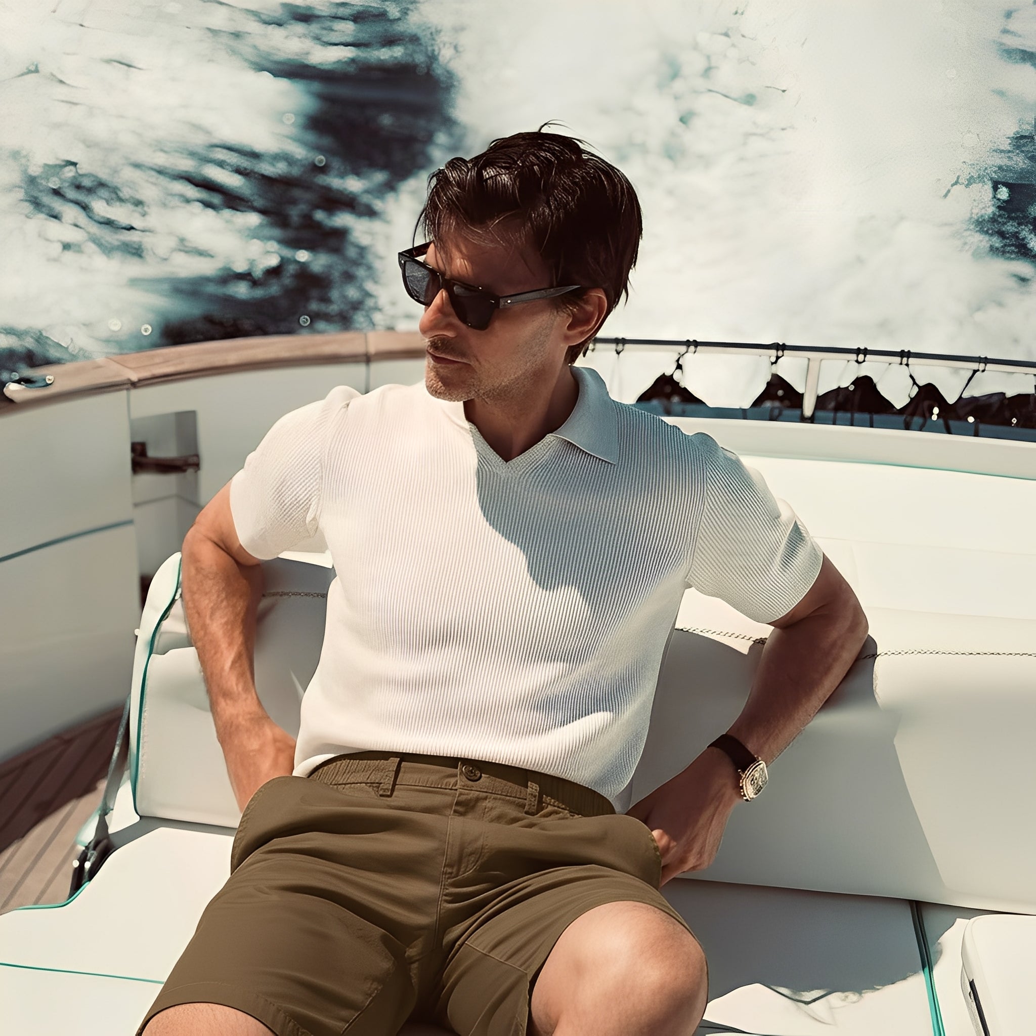 Camogli Cotton Chino Short